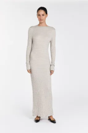 HENDRICK CHALK KNIT MAXI DRESS