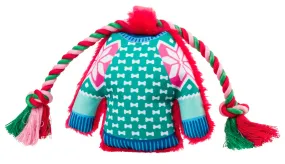 House of Paws Merry and Bright Christmas Jumper Dog Toy