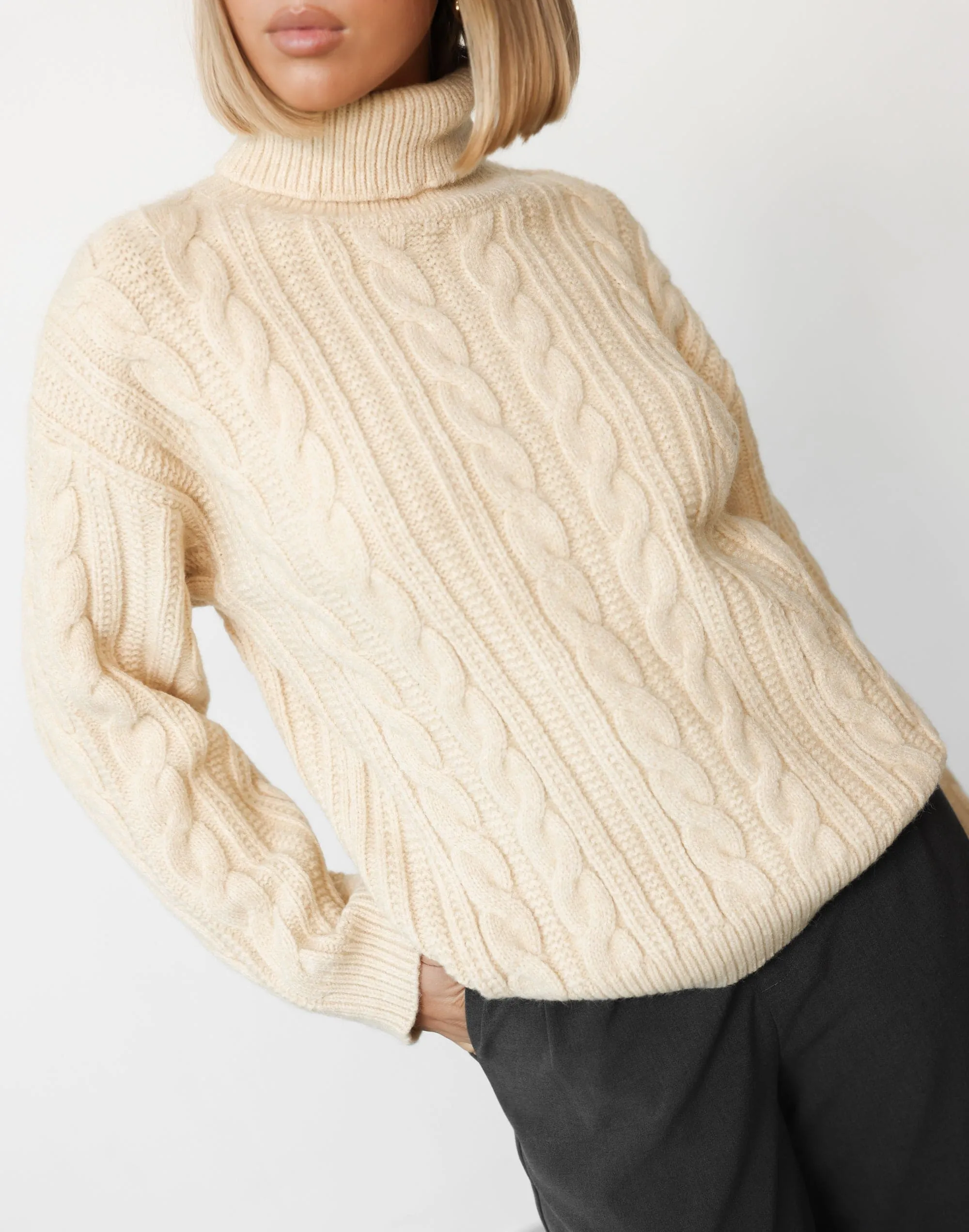 Kian Knit Jumper (Toasted Oat)