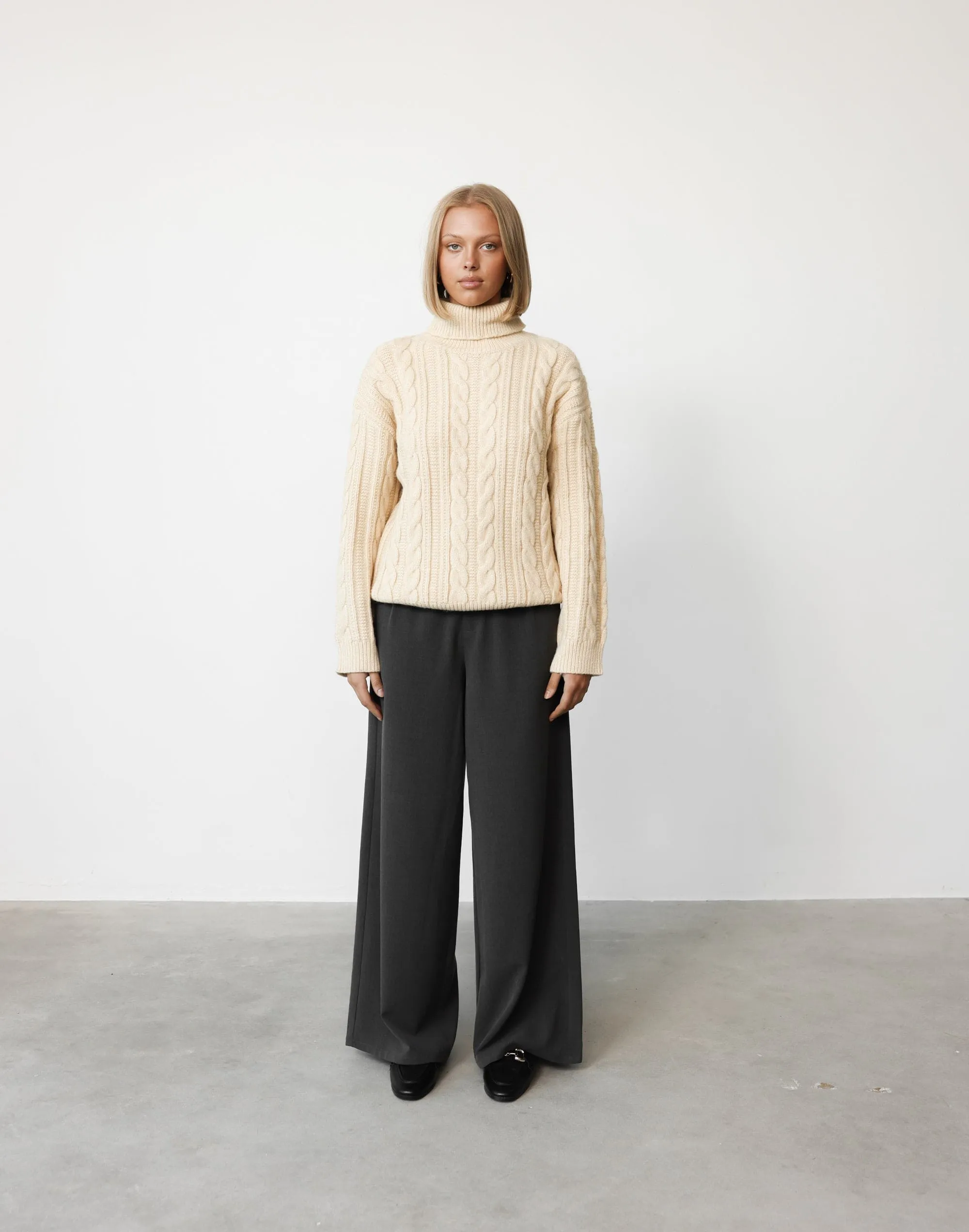 Kian Knit Jumper (Toasted Oat)