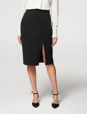 Lexi Crepe Split Midi Skirt