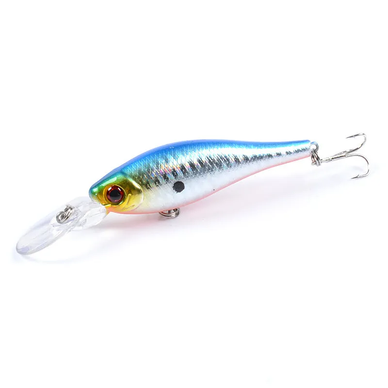 Lifelike 10x Popper Minnow Fishing Lures, Fresh/Saltwater