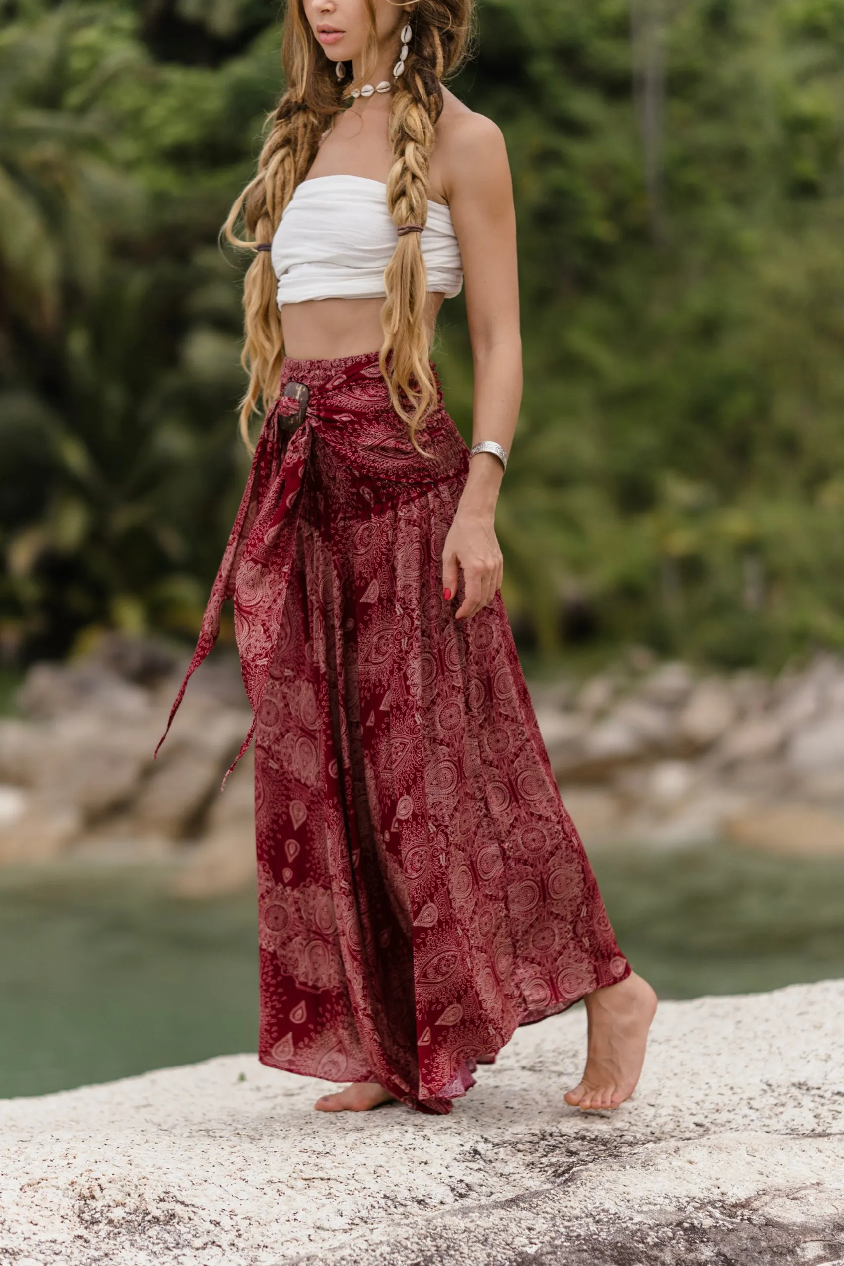 Maxi Skirt & Dress Lamai Red