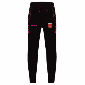 Mc Keever Armagh GAA Official Pulse Skinny Pants - Womens - Black/Pink/Orange