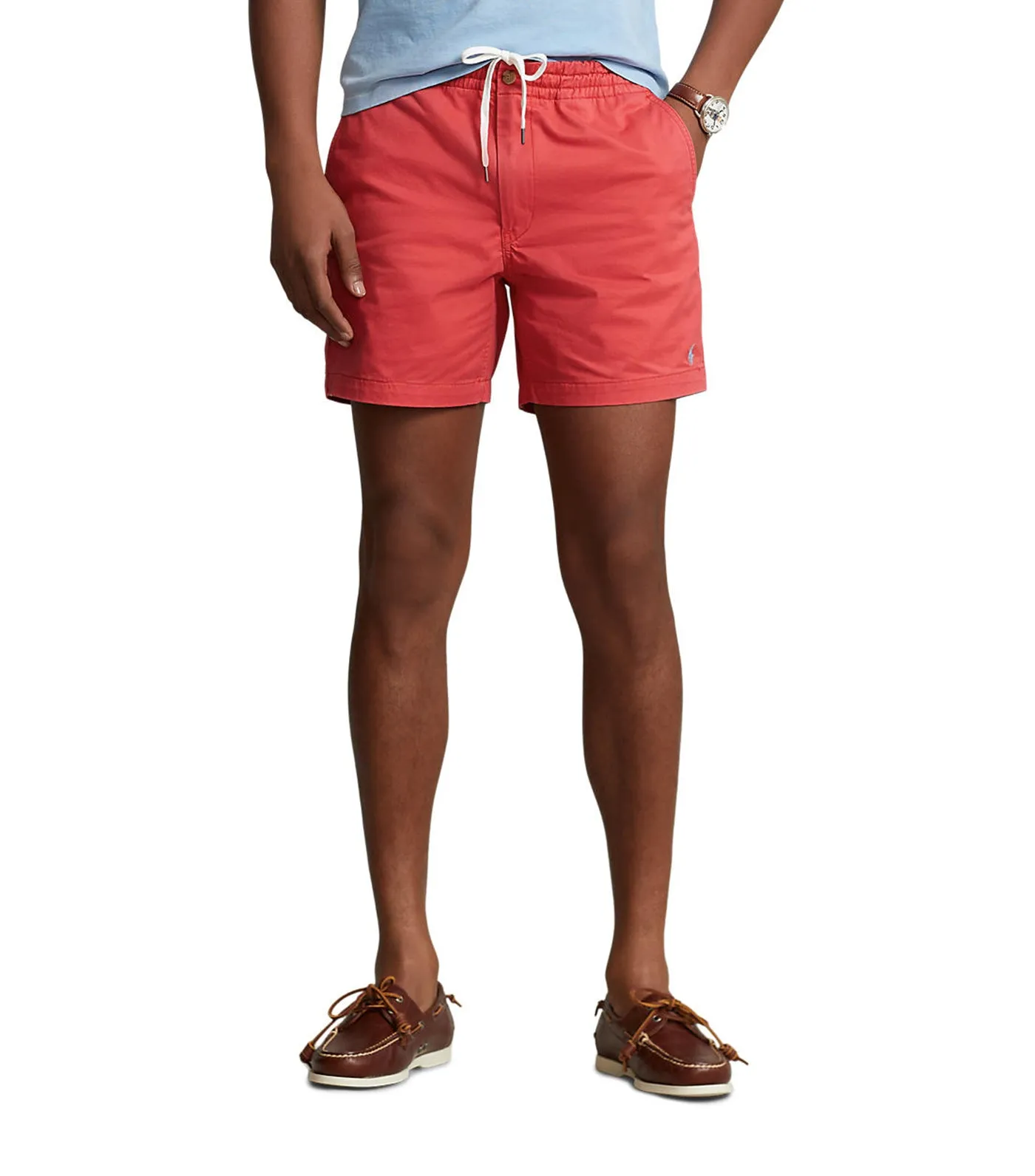 Men's 6-Inch Polo Prepster Stretch Chino Shorts Red