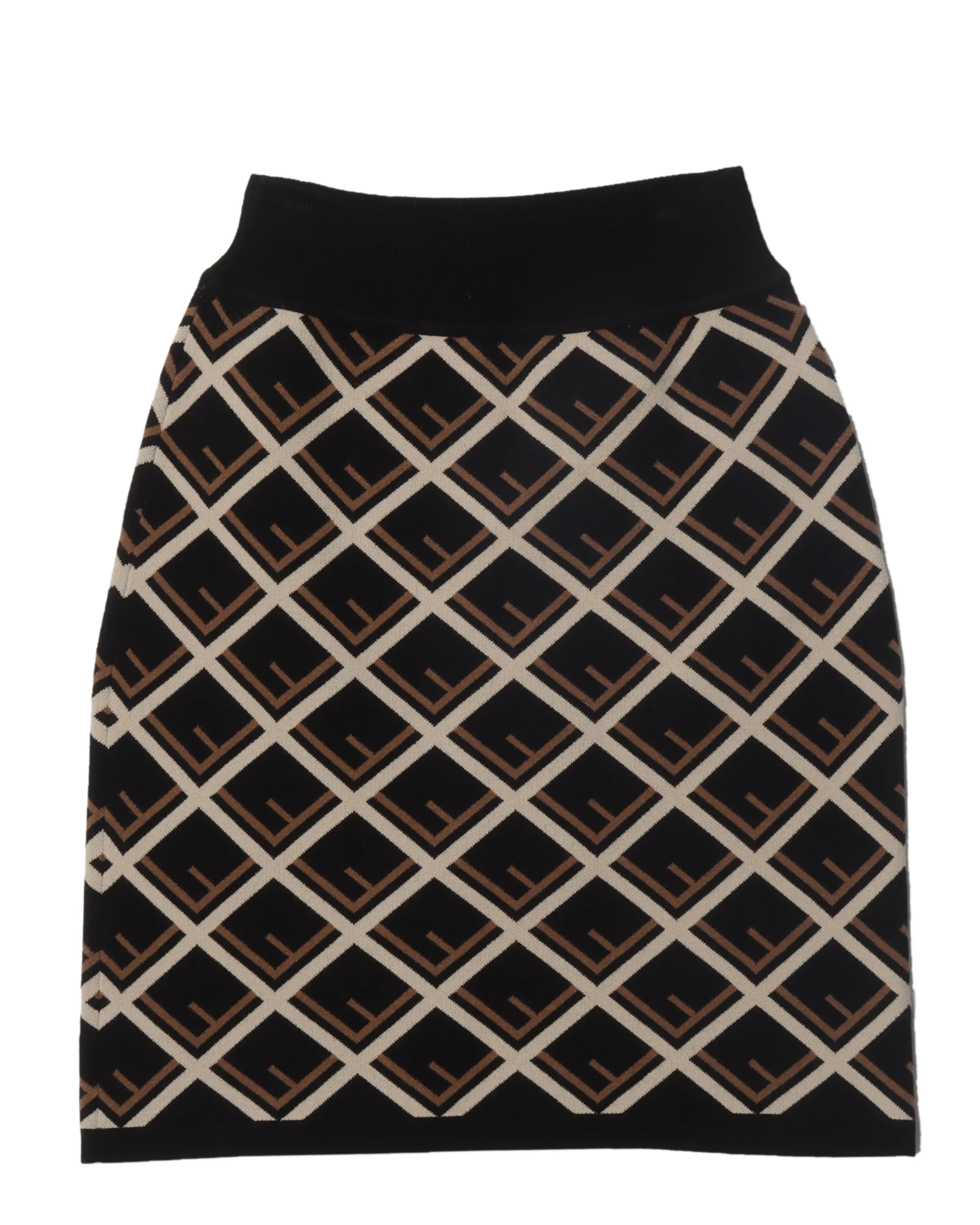 Monogram Pencil Skirt