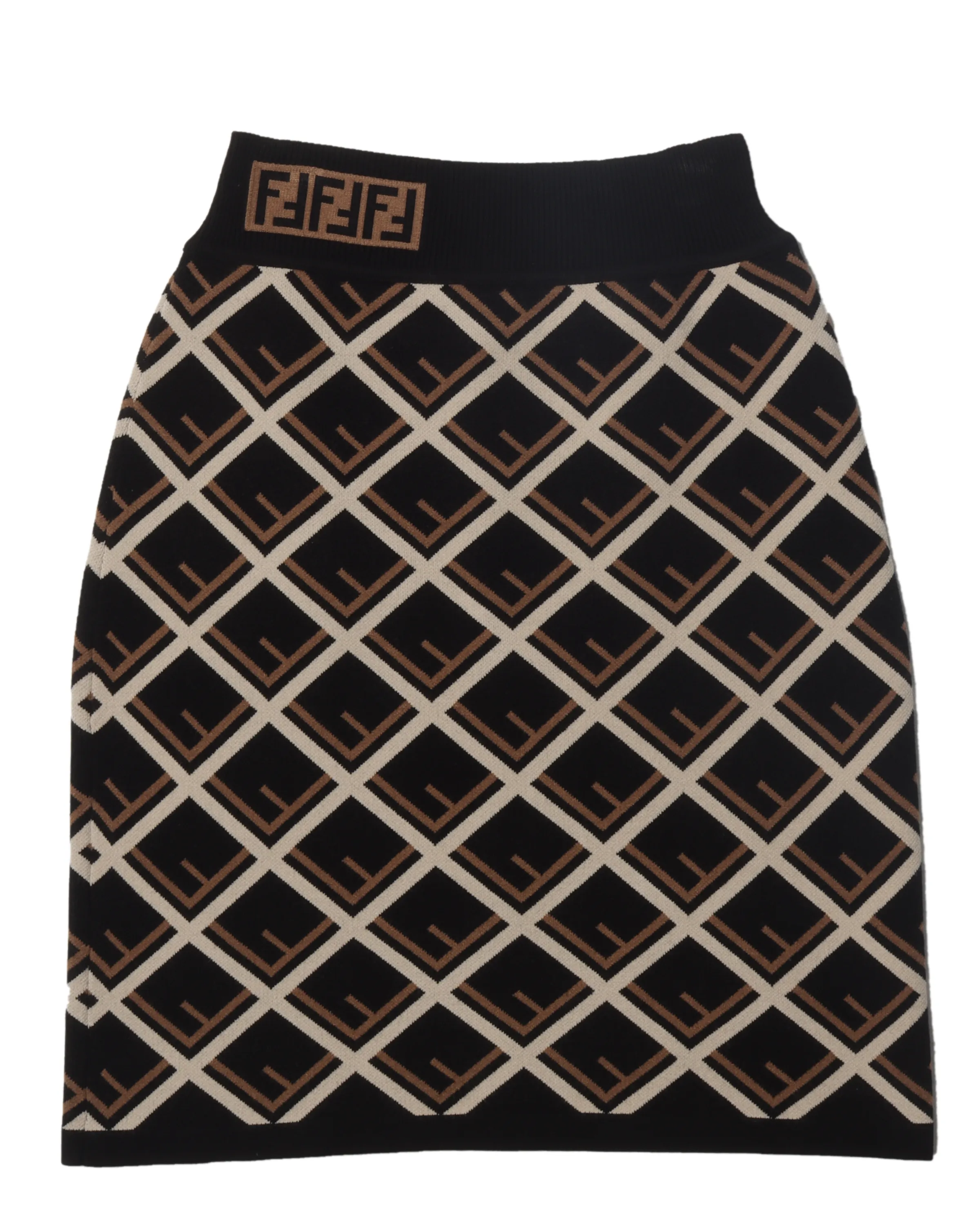 Monogram Pencil Skirt