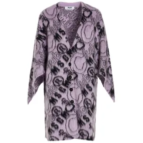 MSGM Purple Acrylic Dress