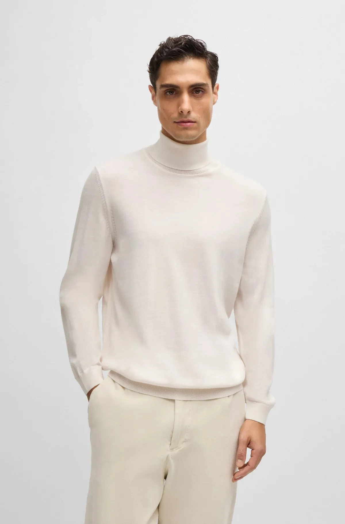 Musso-P Slim Fit Wool Rollneck Sweater 50468262