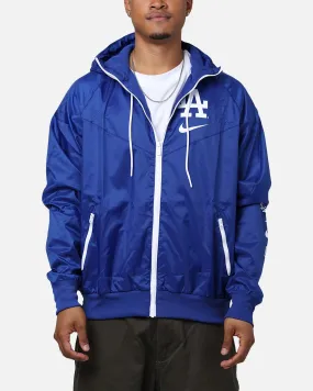 Nike Los Angeles Dodgers Team Windrunner Jacket Rush Blue/White