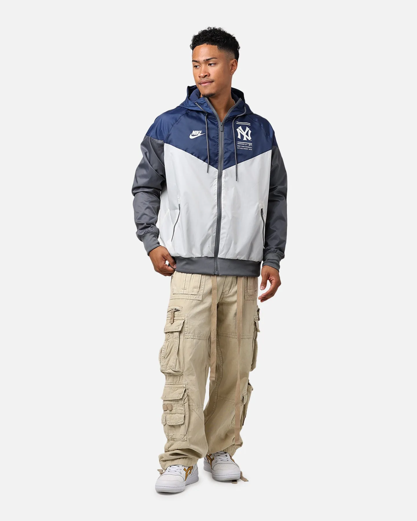 Nike New York Yankees Cooperstown Windrunner Jacket Midnight Navy/Light Bone