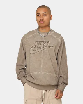 Nike Sportswear Revival Jersey Crewneck Moon Fossil/Moon Fossil