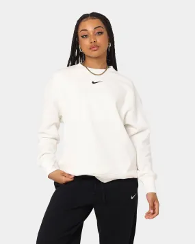 Nike Women's Nike Sportswear Style Fleece Oversized Crewneck Sail/Black