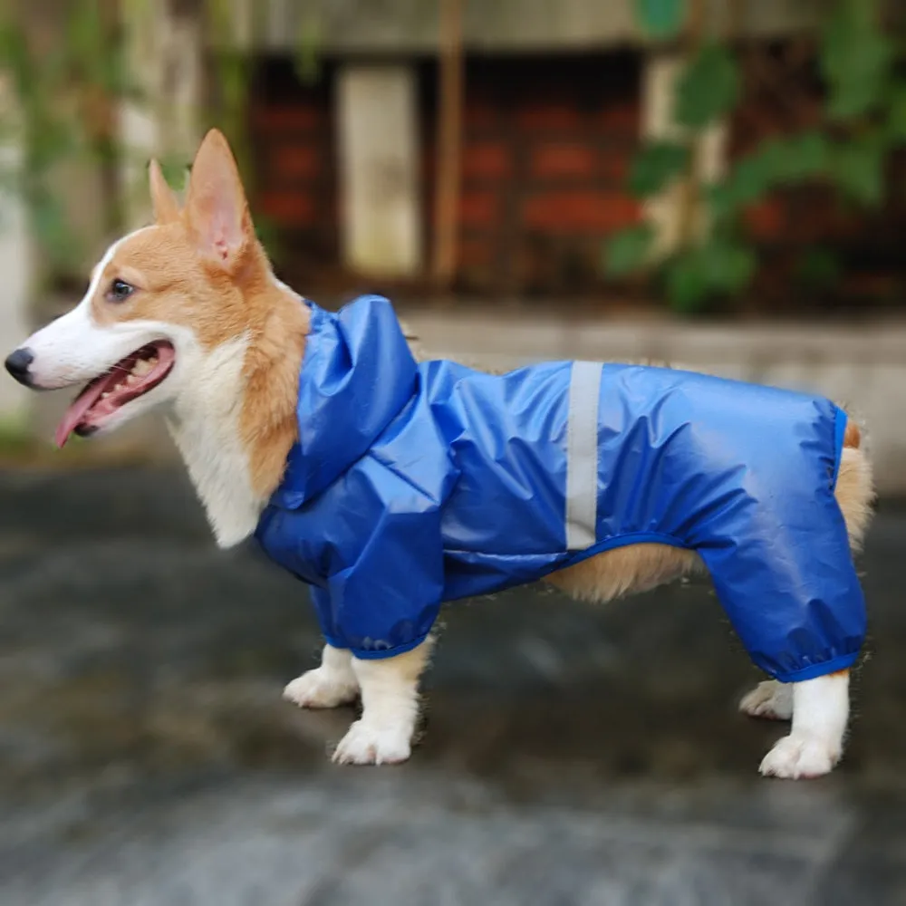 Pet Waterproof Hooded Jumpsuit