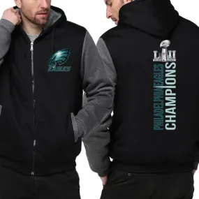 Philadelphia eagles Fans Jacket| eagles super bowl Fans Jacket Full-zip (4 Colors)