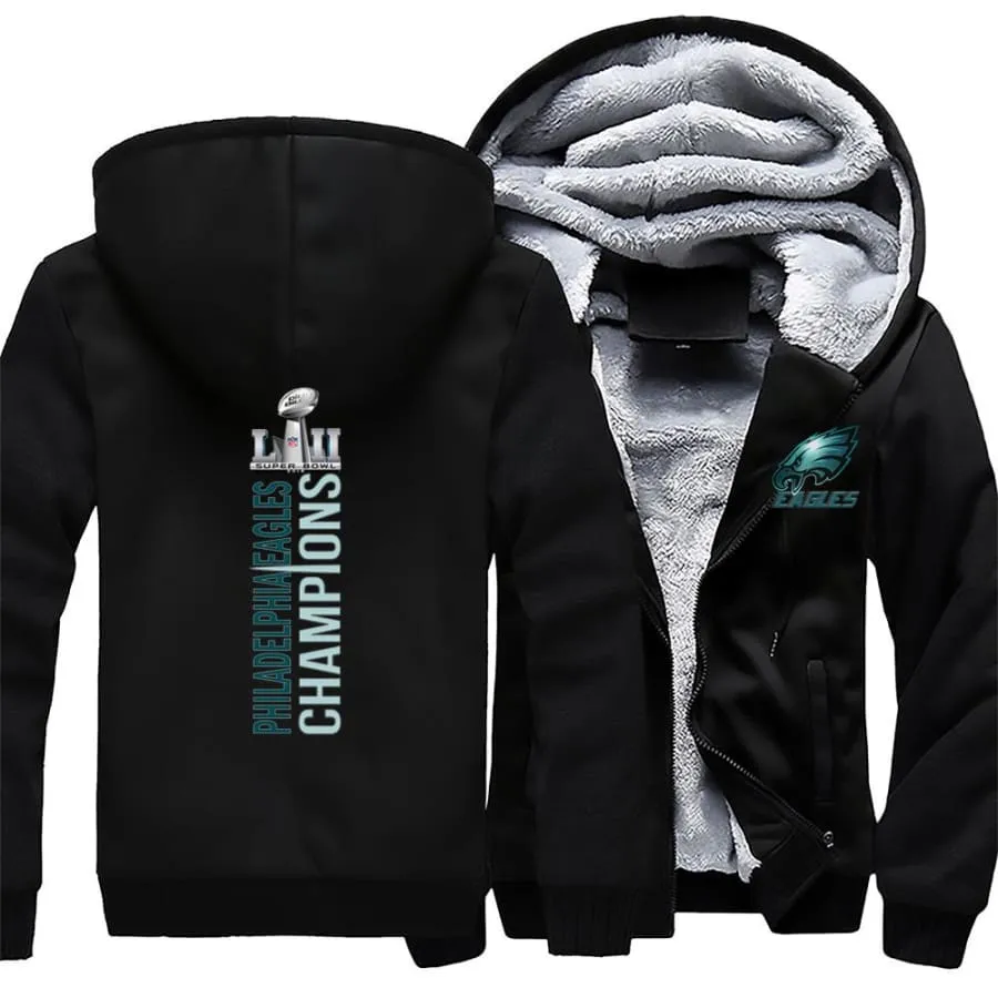 Philadelphia eagles Fans Jacket| eagles super bowl Fans Jacket Full-zip (4 Colors)