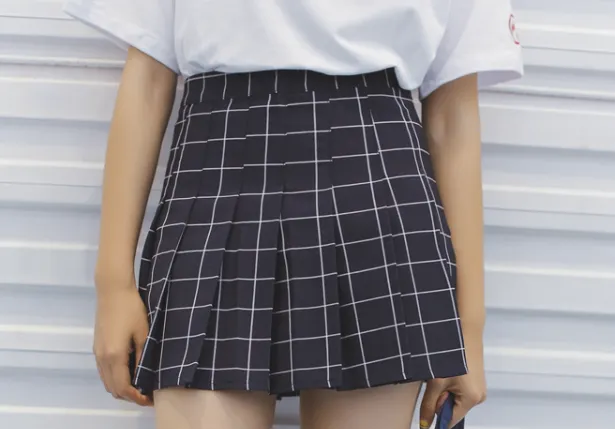 Plaid Tennis Skirt KF40049