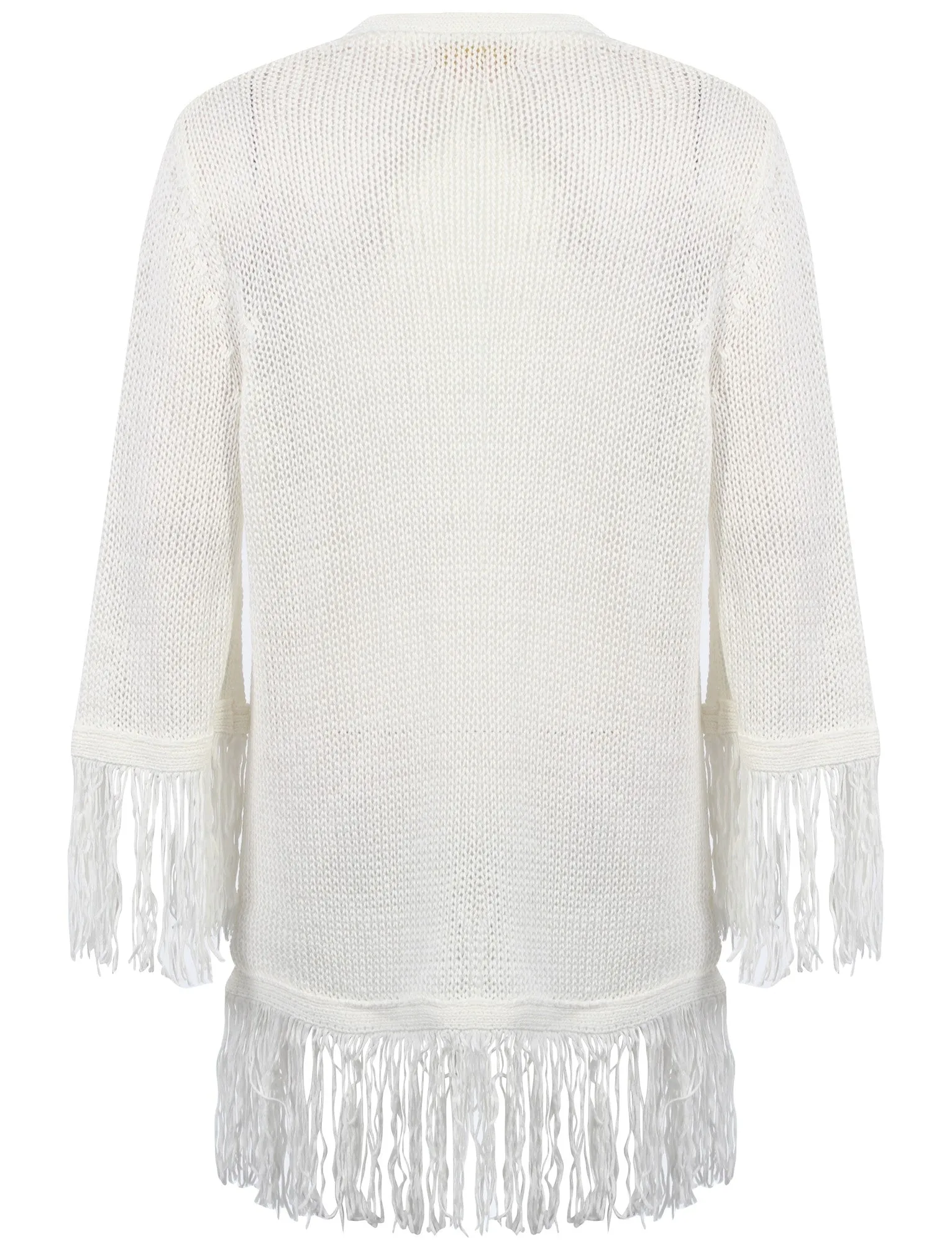 Plum Tree Zinnia white cardigan