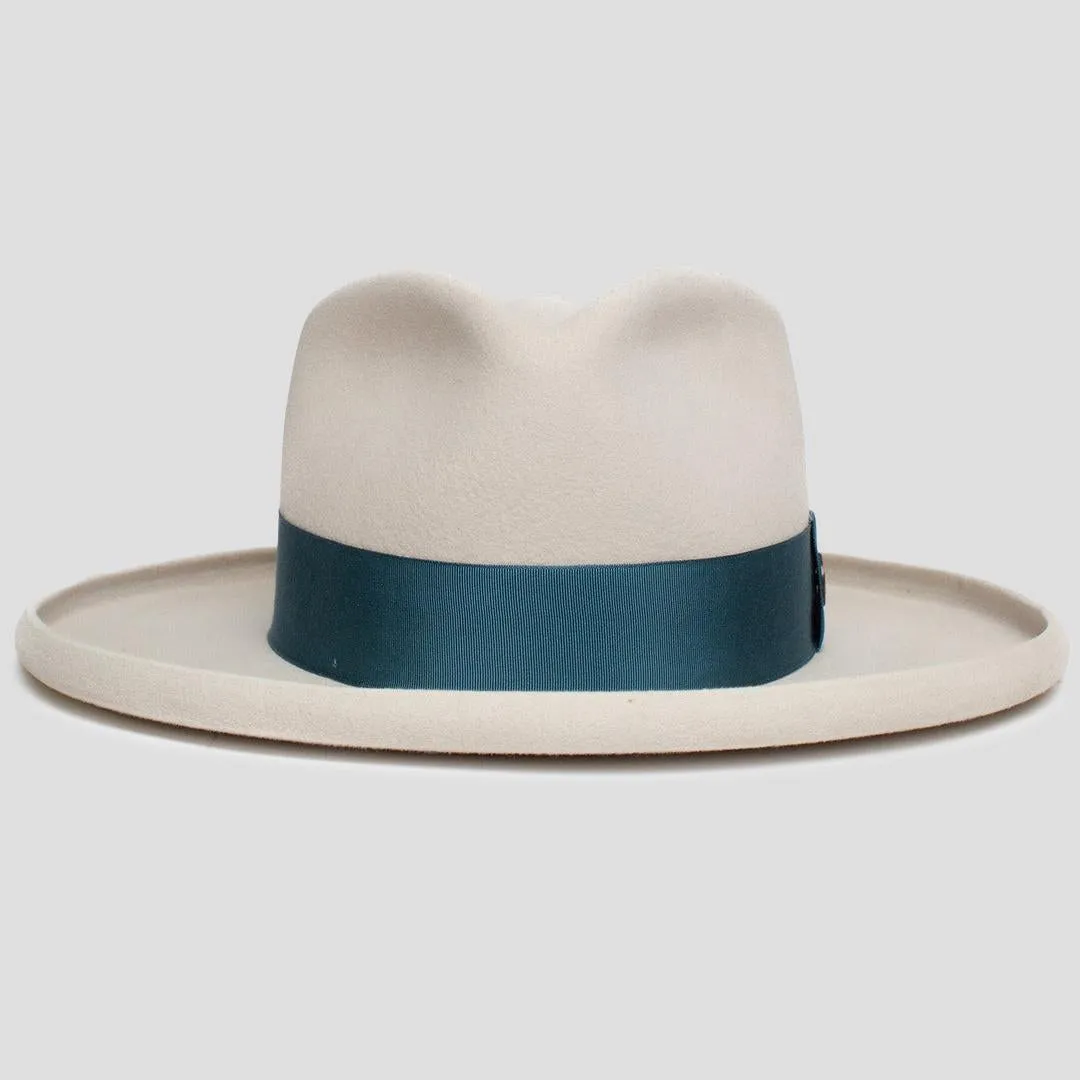 Polished Wide Brim Felt Fedora