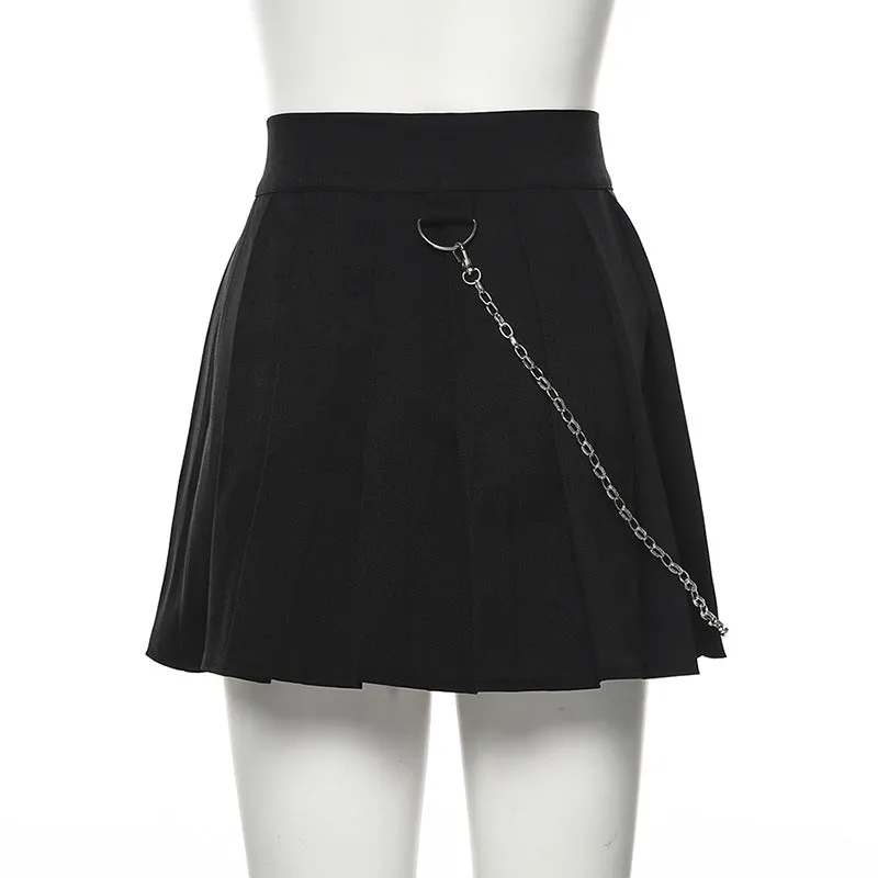 "HOOP CHAIN" SKIRT