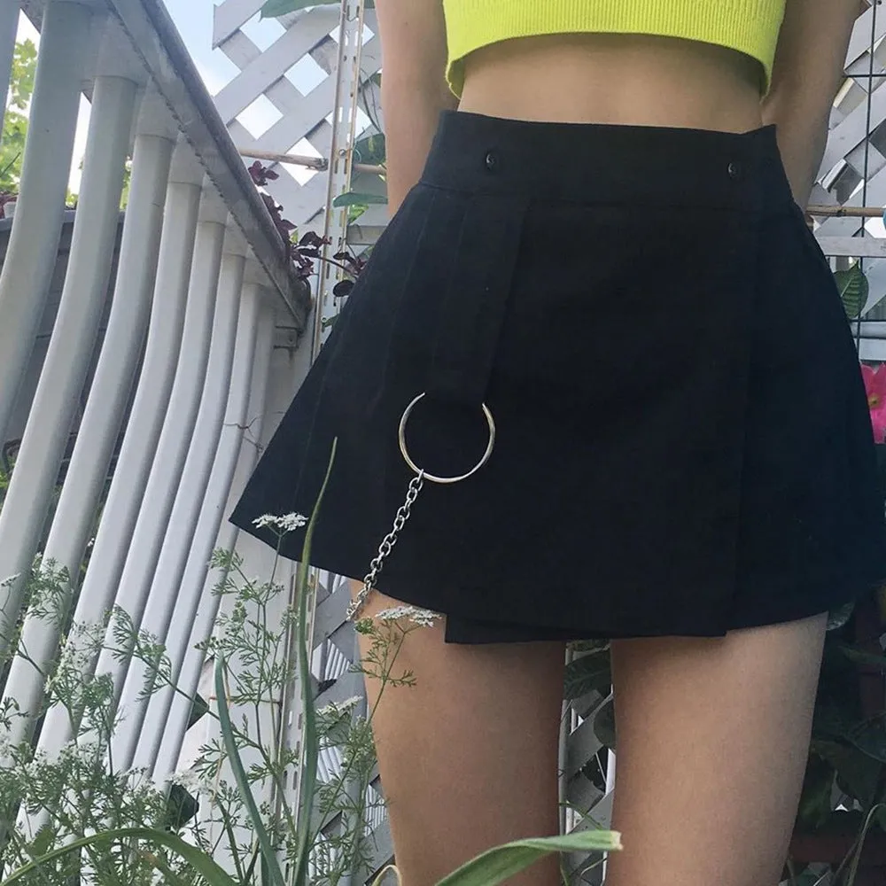 "HOOP CHAIN" SKIRT