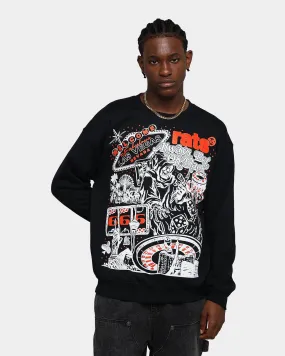 Rats Get Fat Bet On Black Crewneck Black