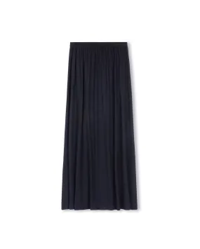 Rayon Seam Detailed Maxi Skirt