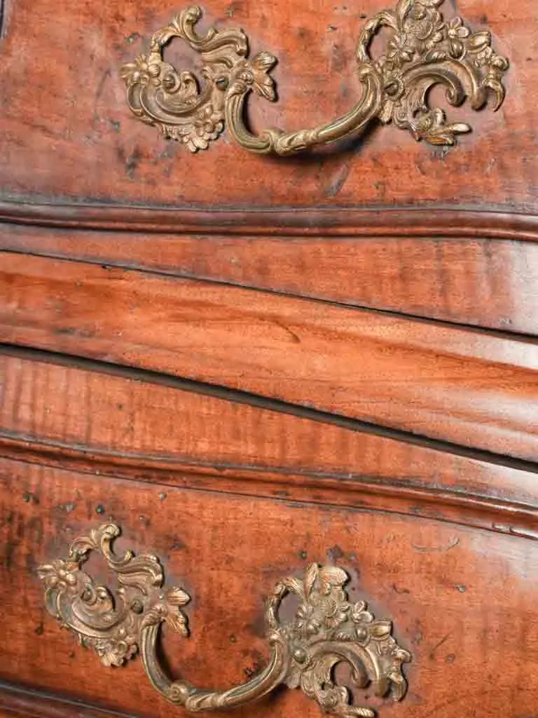 Regence period sauteuse commode w/ marble top 40½"