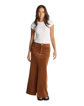 Repair Maxi Skirt - Caramel Cord