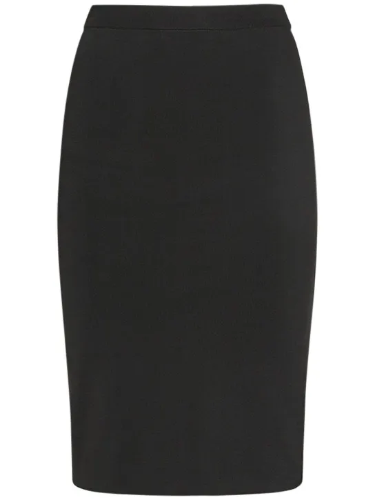 Saint Laurent   Viscose blend pencil skirt 