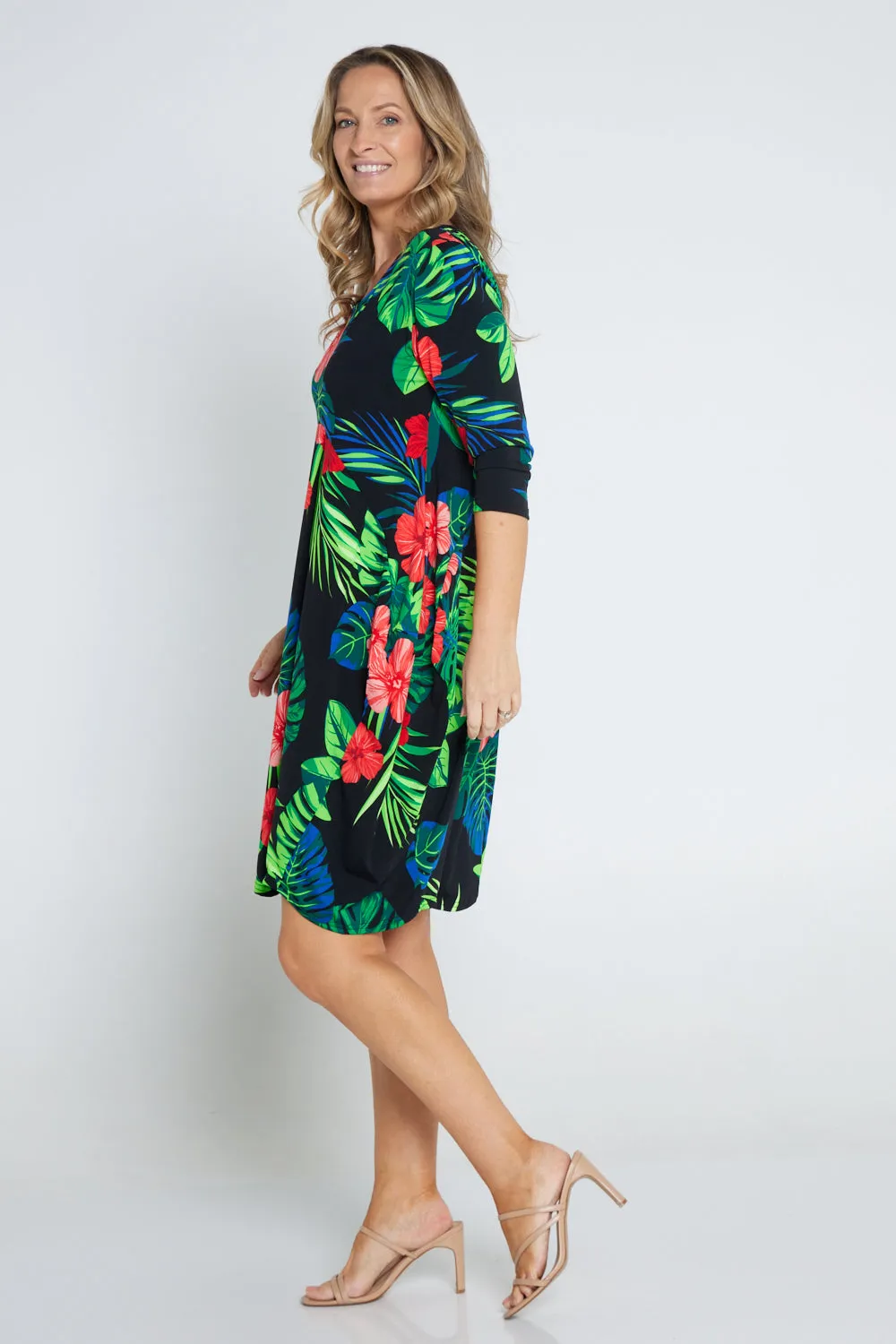 Sarika Dress - Hibiscus Island