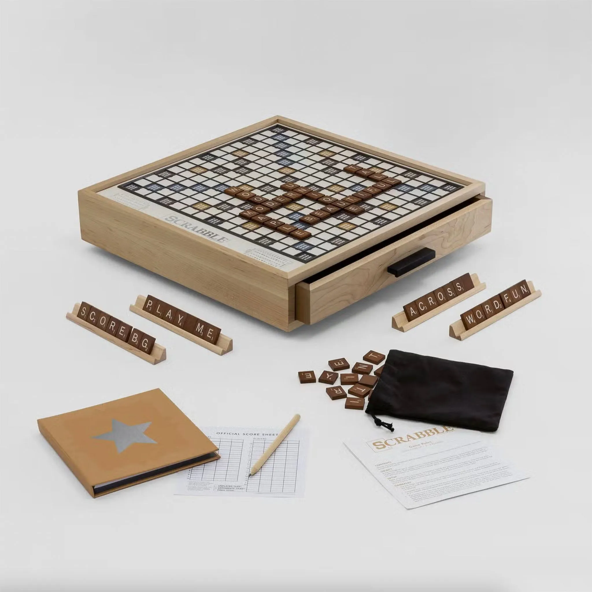 Scrabble Luxe with Rotating Gameboard