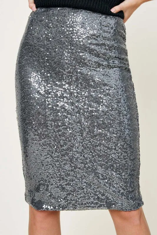 Shine With You Sequin Skirt