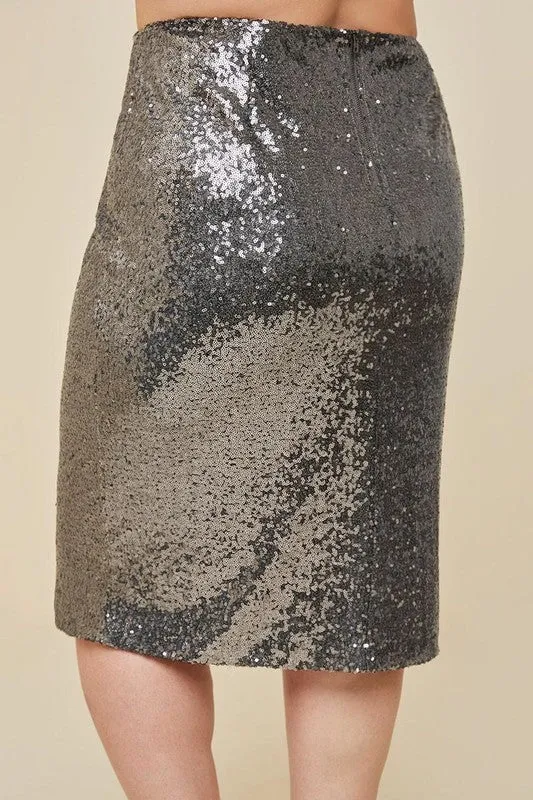 Shine With You Sequin Skirt