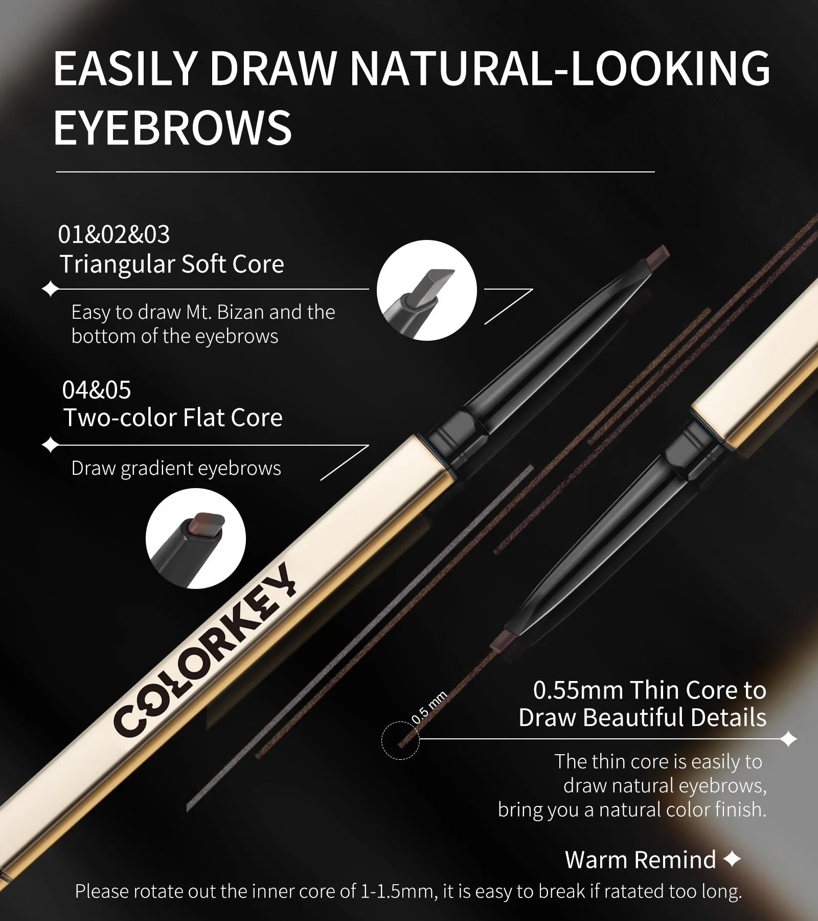 Sketch Eyebrow Pencil 01 Mocha Brown