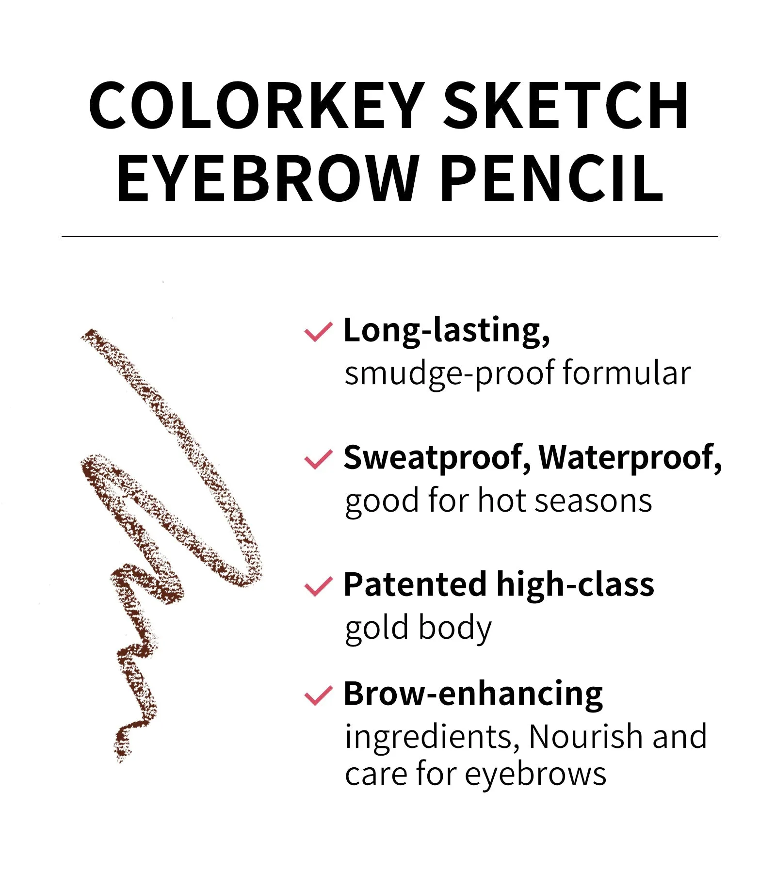 Sketch Eyebrow Pencil 01 Mocha Brown