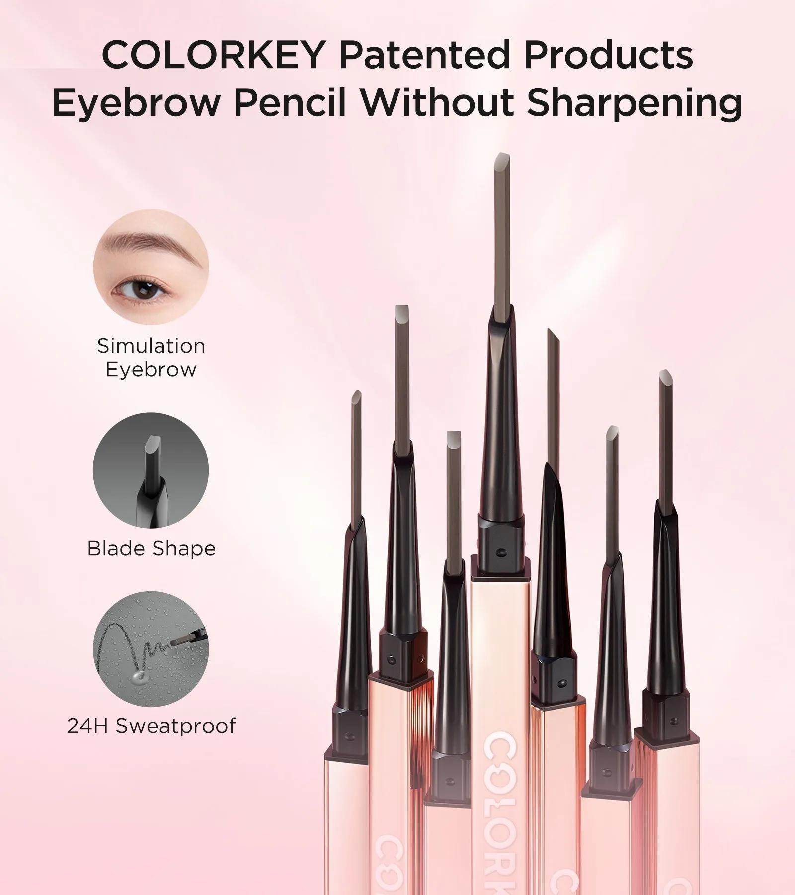 Sketch Eyebrow Pencil Blade Version 04 Gray Brown