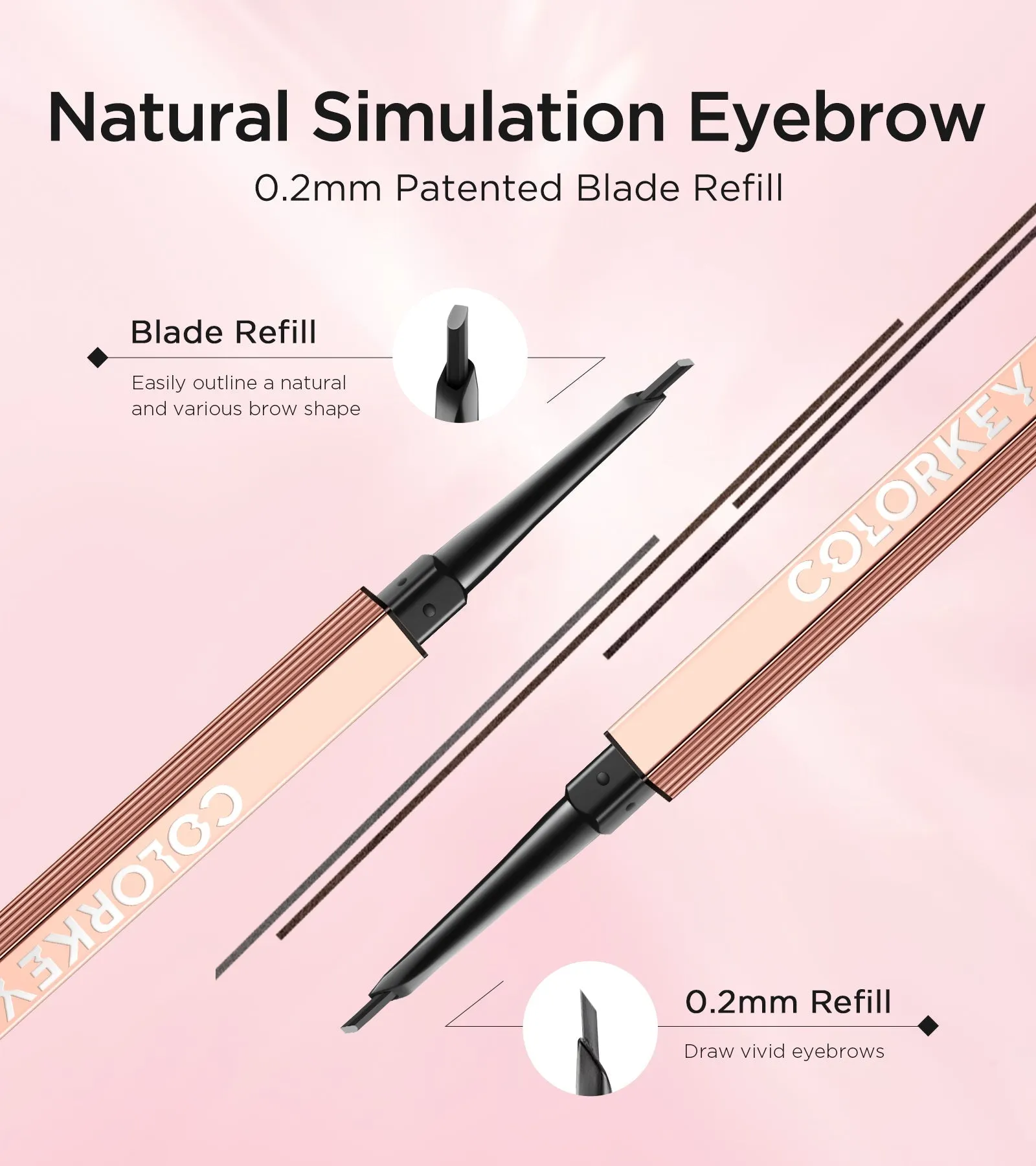 Sketch Eyebrow Pencil Blade Version 04 Gray Brown