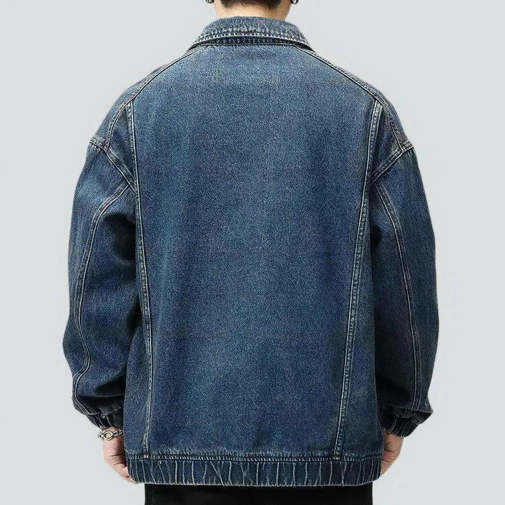 Stonewashed vintage jean jacket