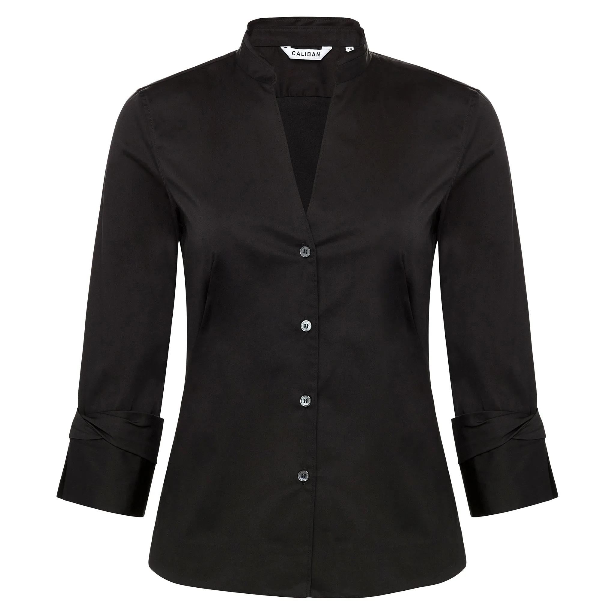 The Amy Classic Blouse - Black