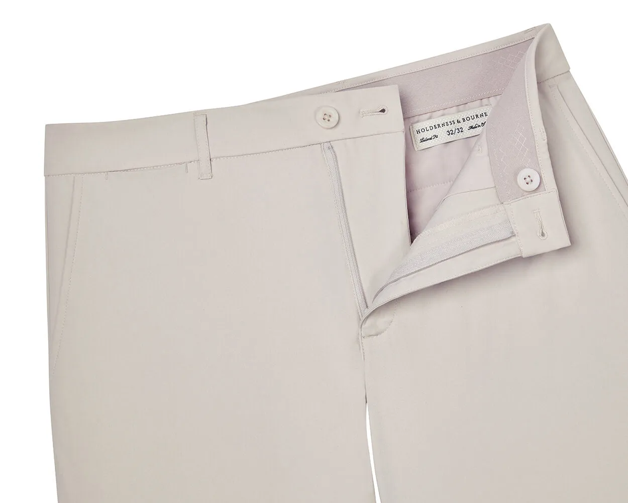 The Garvey Pant: Stone 32" Length