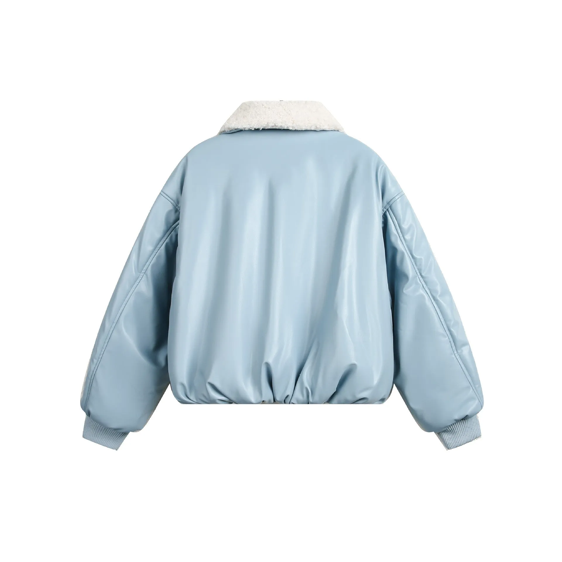 TODAMU® new winter new American girly loose fur collar cotton jacket