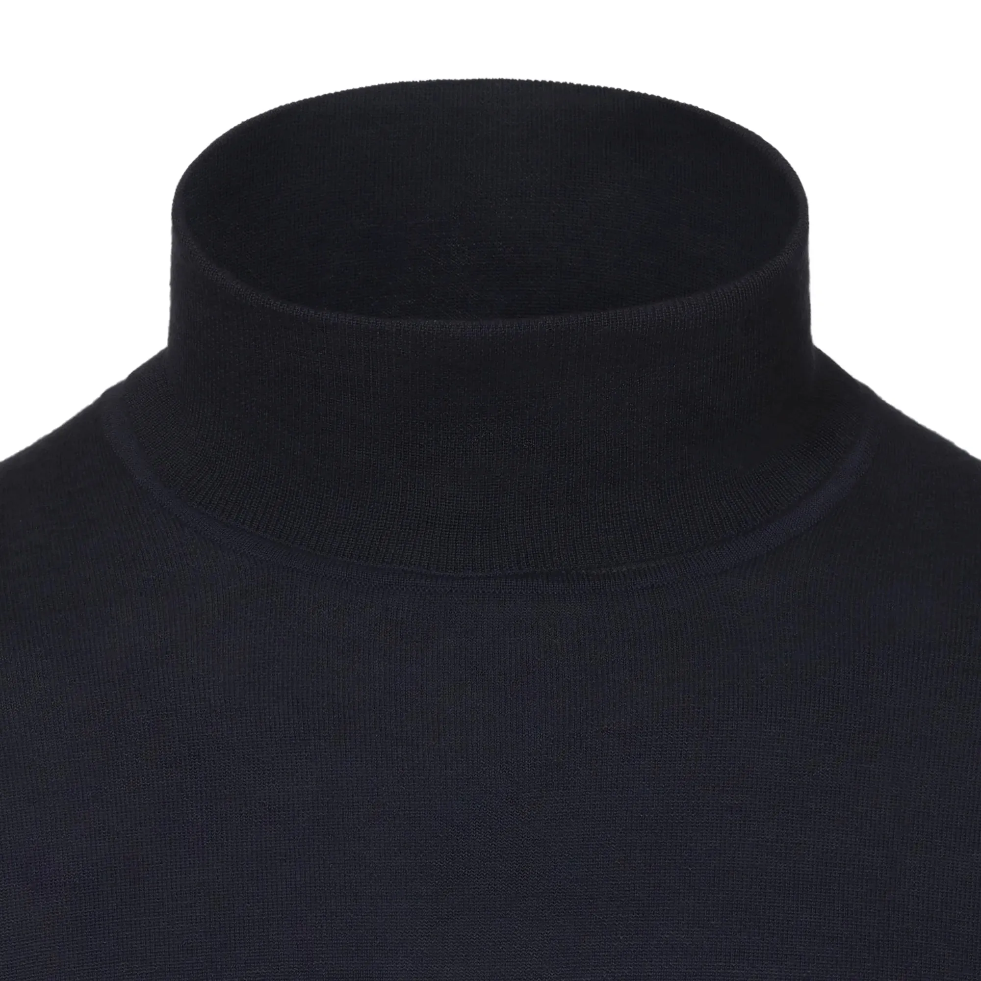 Turtleneck Cashmere Sweater in Navy Blue