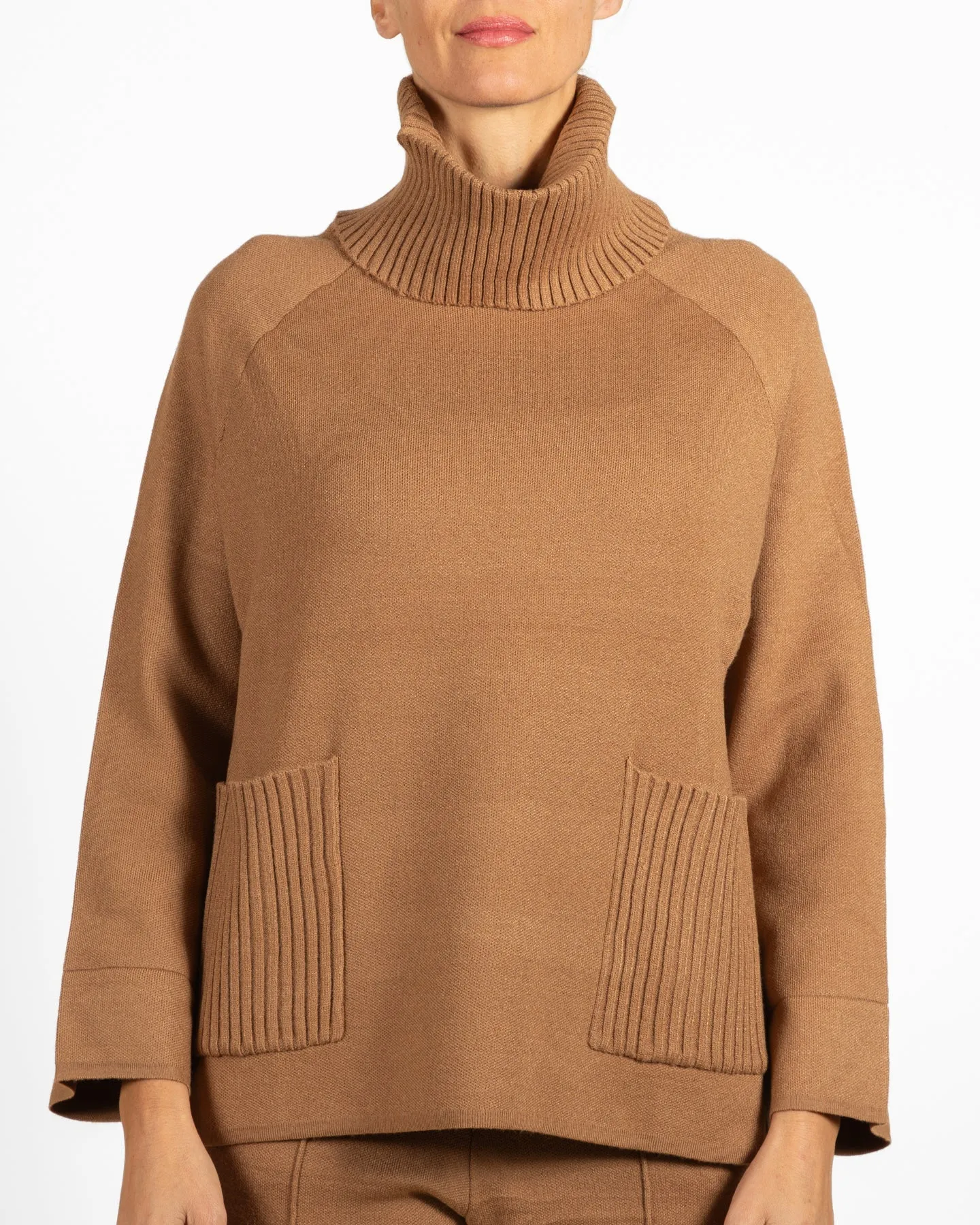 Turtleneck Pocket Sweater