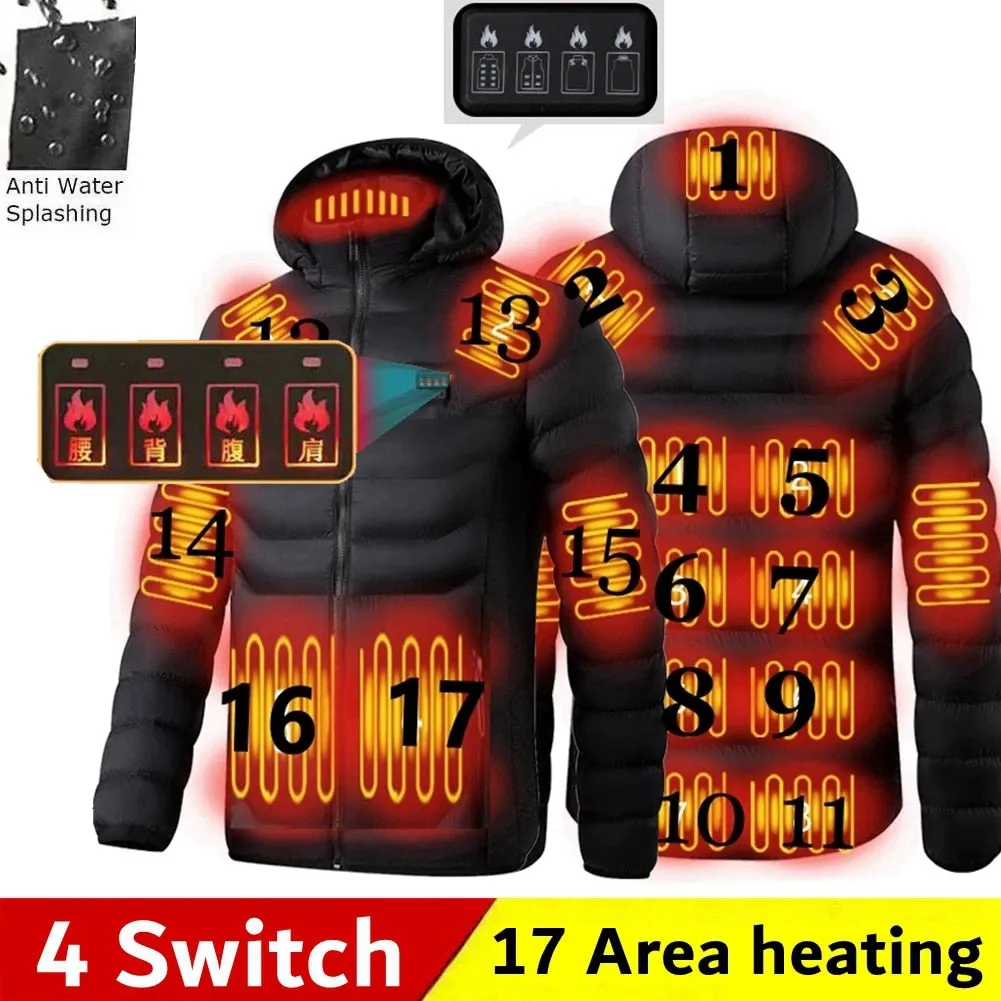 USB 17 Areas Heating Jackets