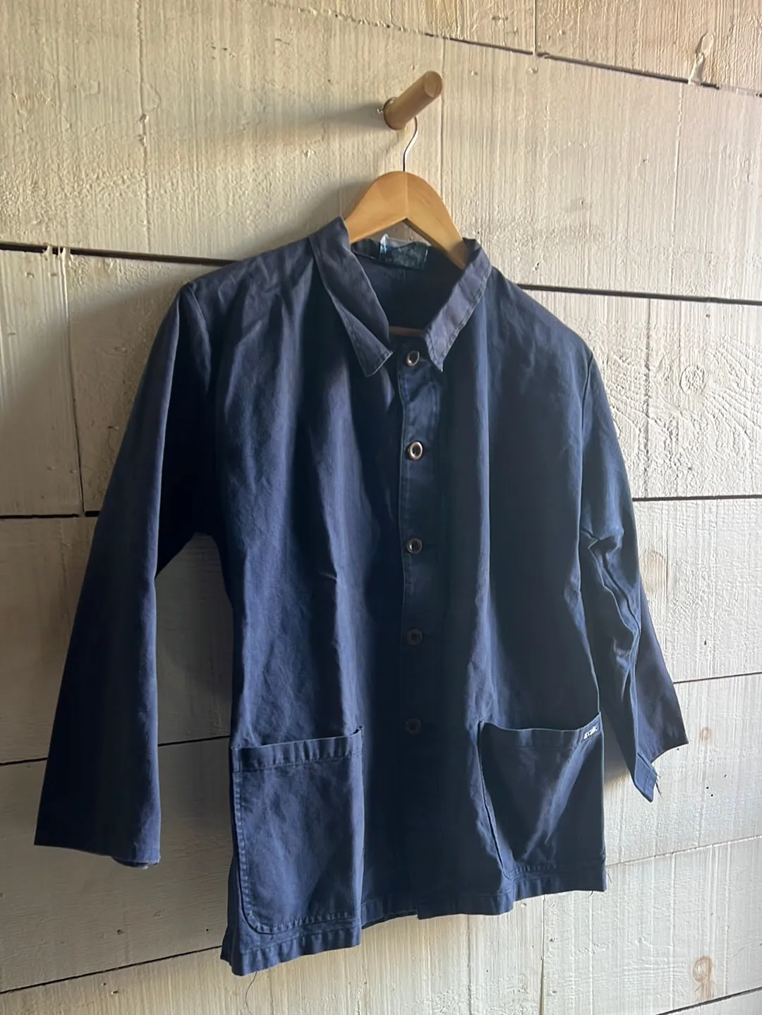 Vintage French Chore Coat - Dark Indigo