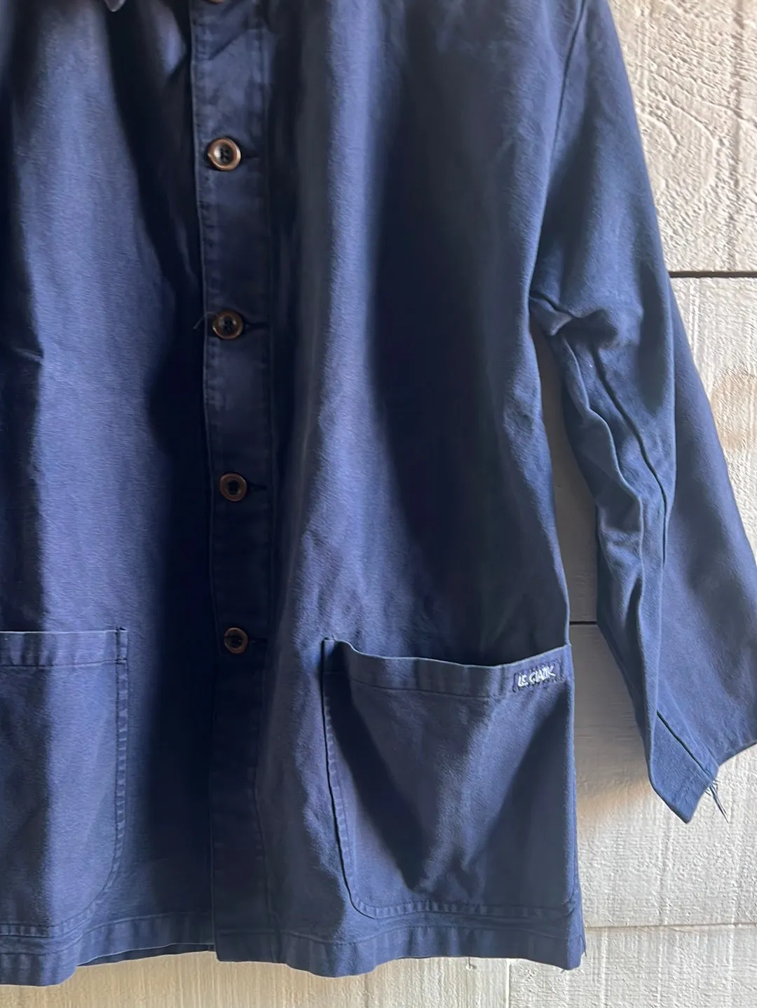 Vintage French Chore Coat - Dark Indigo