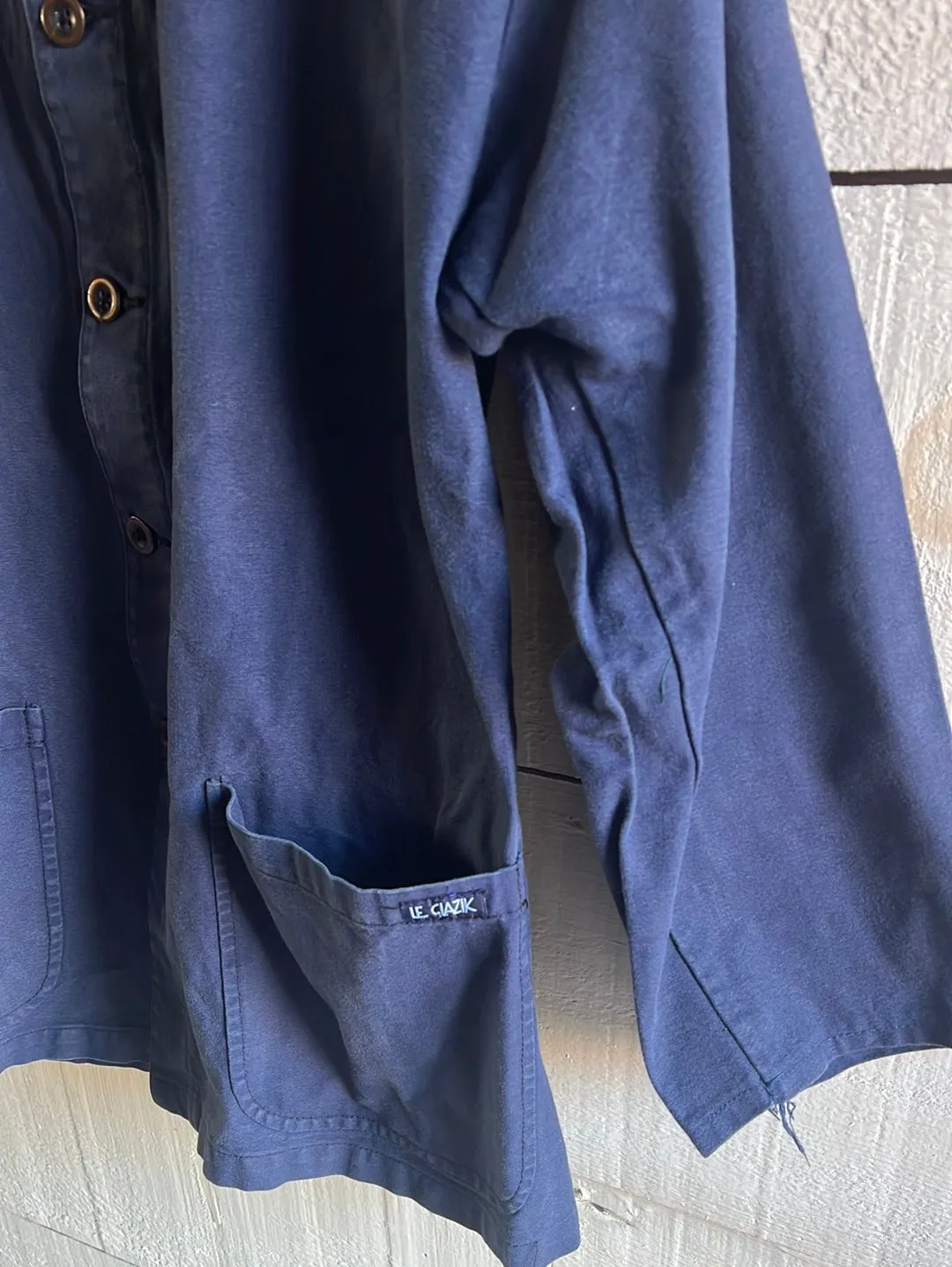 Vintage French Chore Coat - Dark Indigo