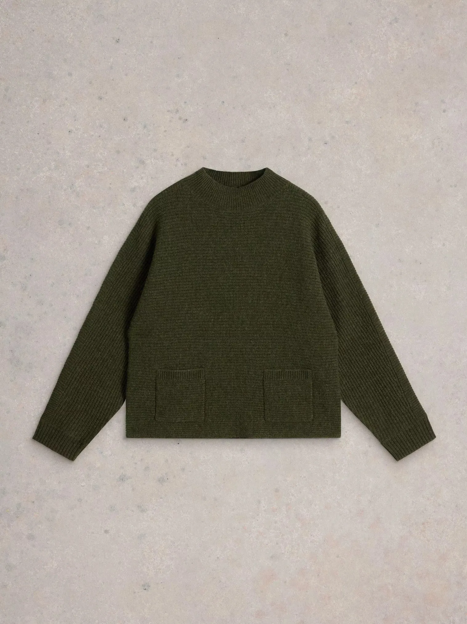 White Stuff Carli Jumper Khaki Green