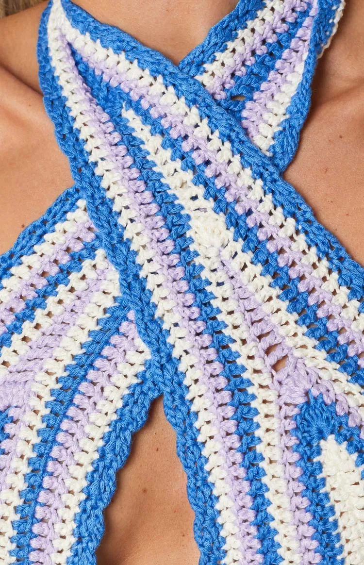 Whitsundays Knit Dress Blue